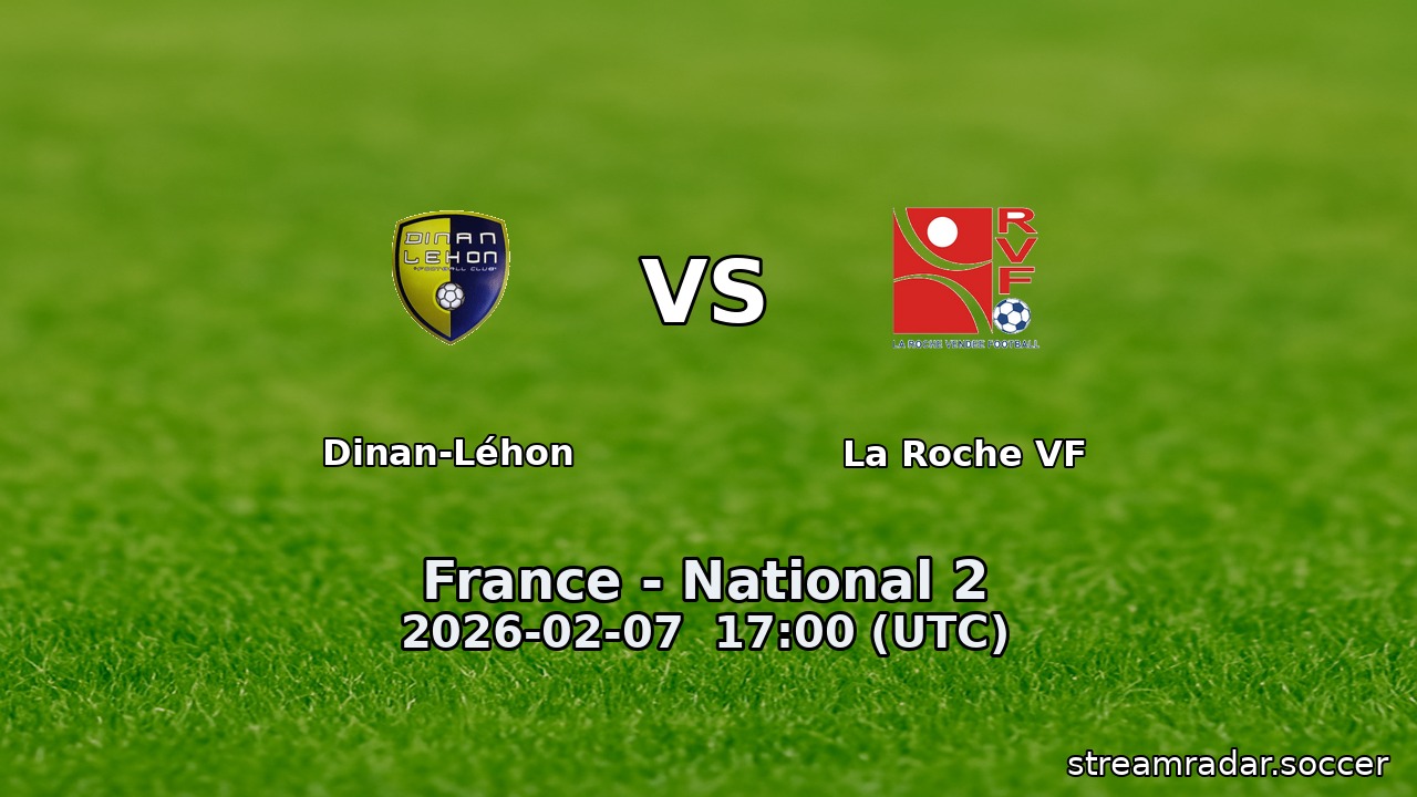 Dinan-Léhon vs La Roche VF