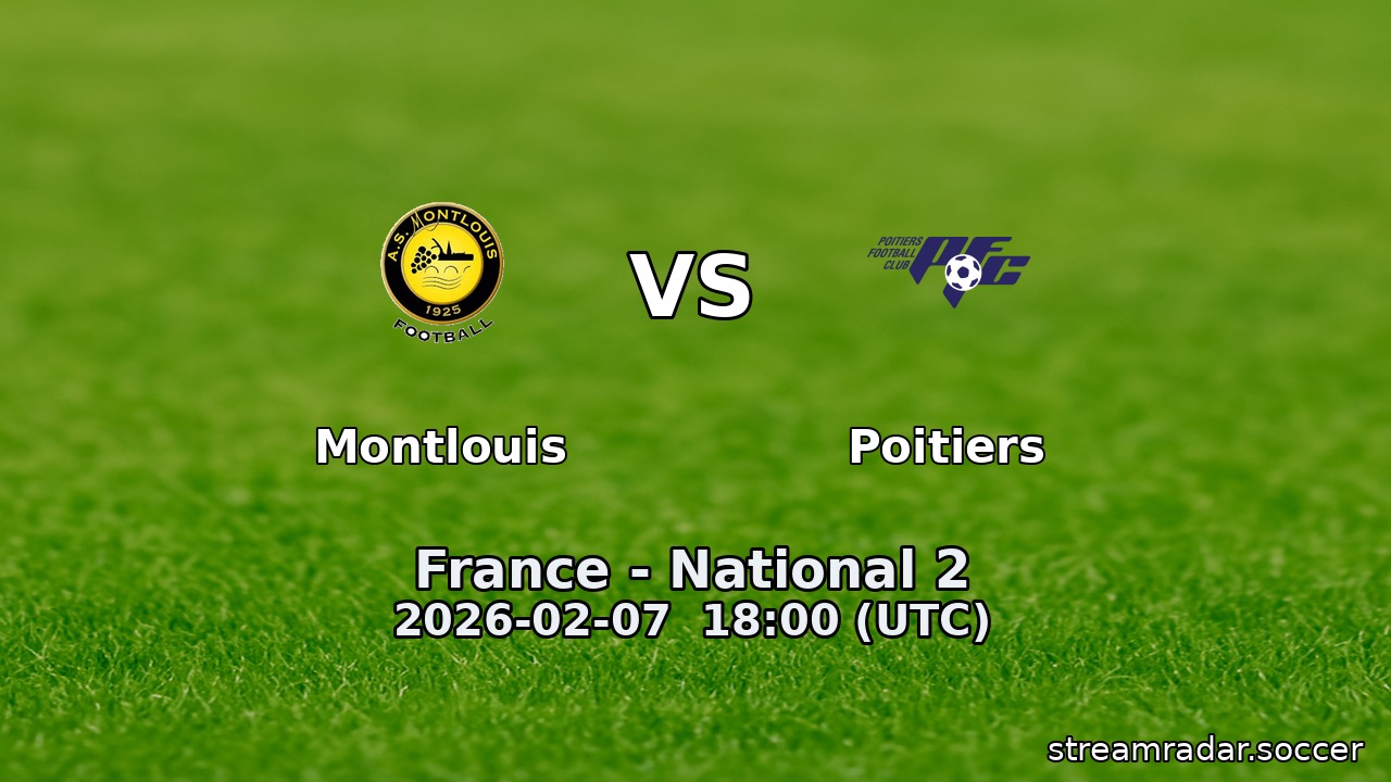 Montlouis vs Poitiers