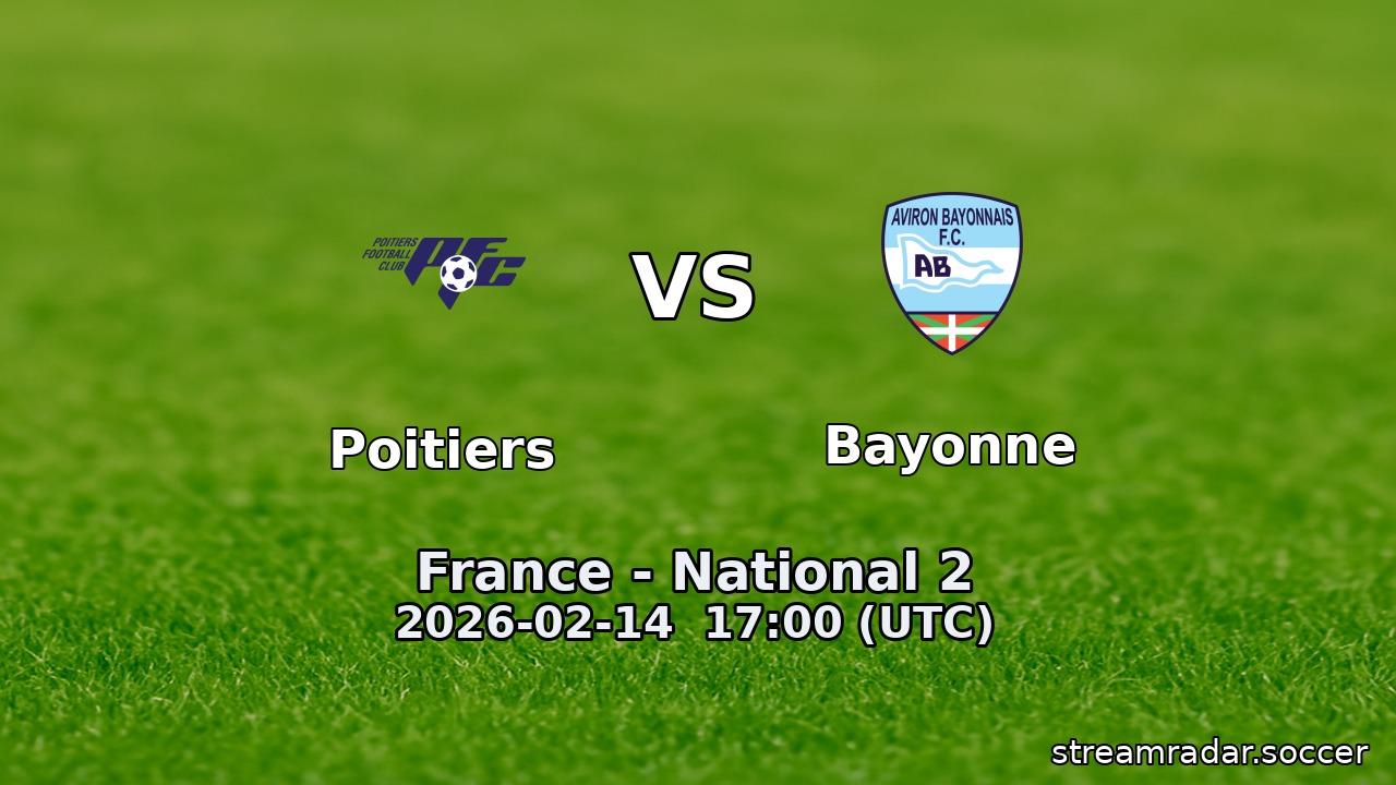Poitiers vs Bayonne