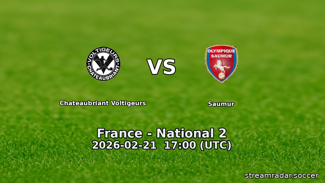 Chateaubriant Voltigeurs vs Saumur