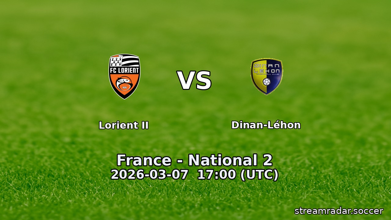 Lorient II vs Dinan-Léhon