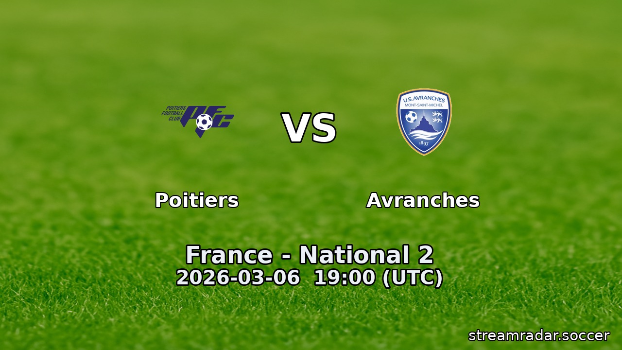 Poitiers vs Avranches