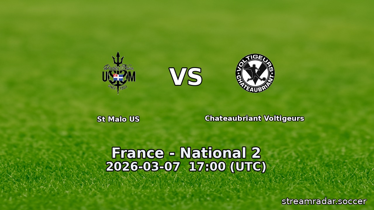 St Malo US vs Chateaubriant Voltigeurs