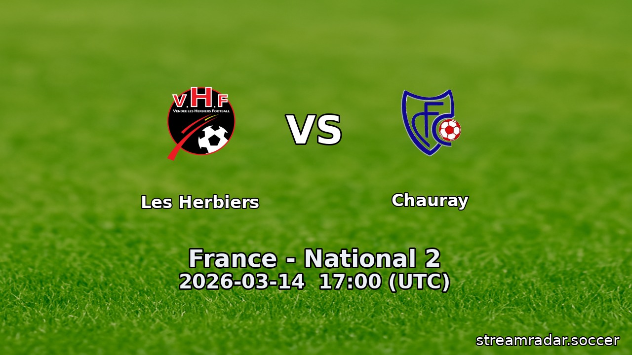 Les Herbiers vs Chauray