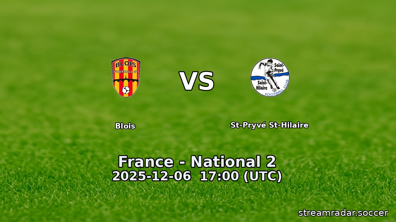 Blois vs St-Pryvé St-Hilaire