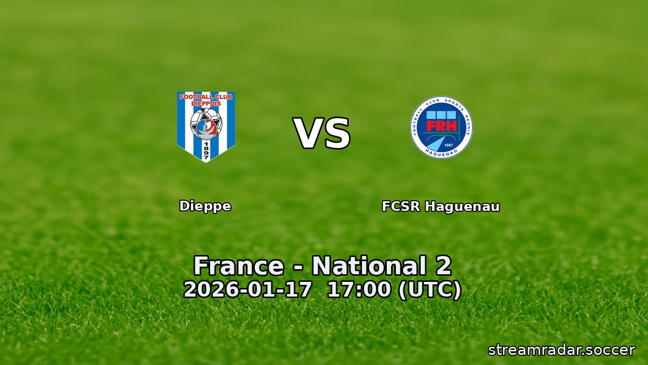 Dieppe vs FCSR Haguenau
