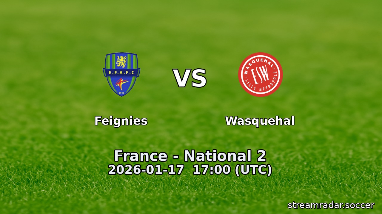 Feignies vs Wasquehal