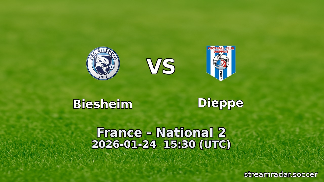Biesheim vs Dieppe