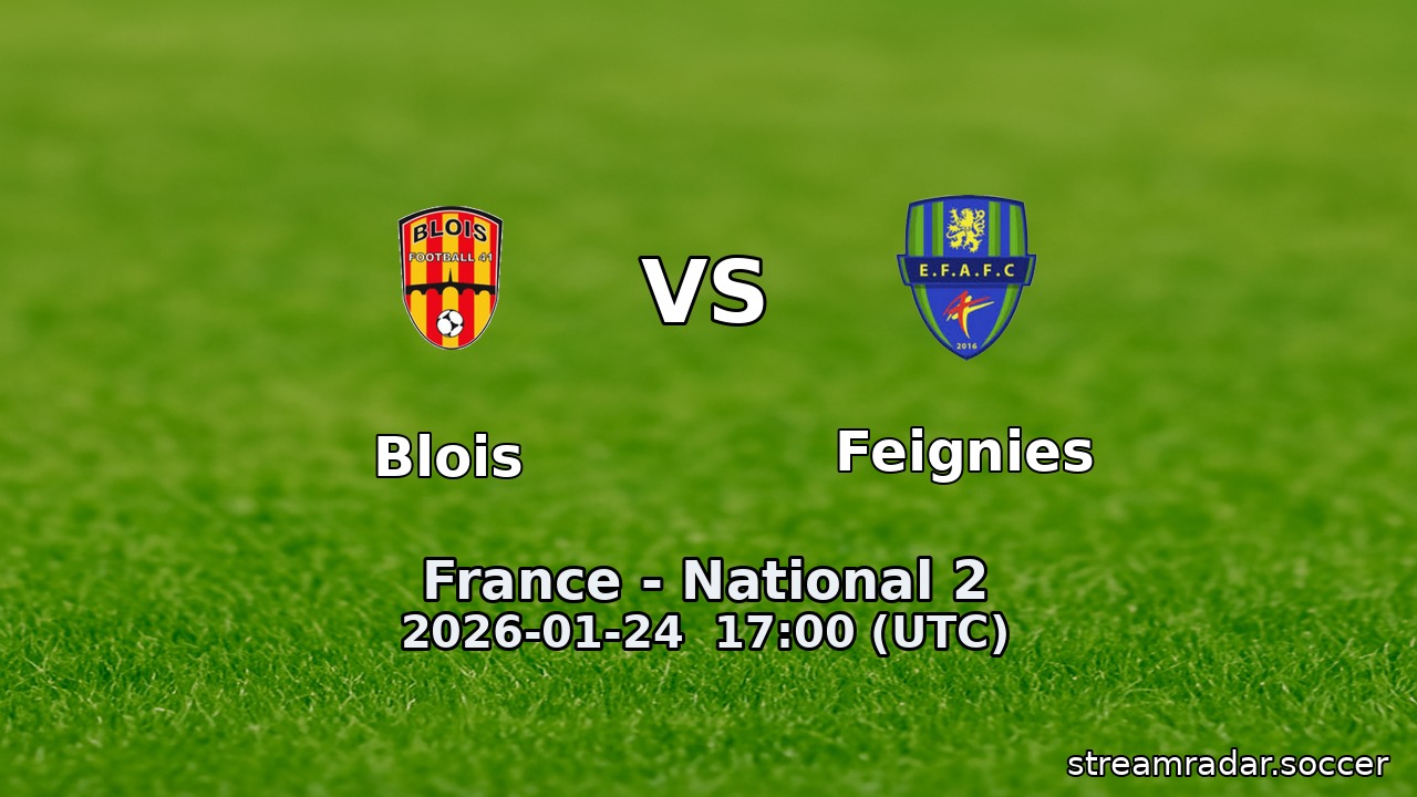 Blois vs Feignies
