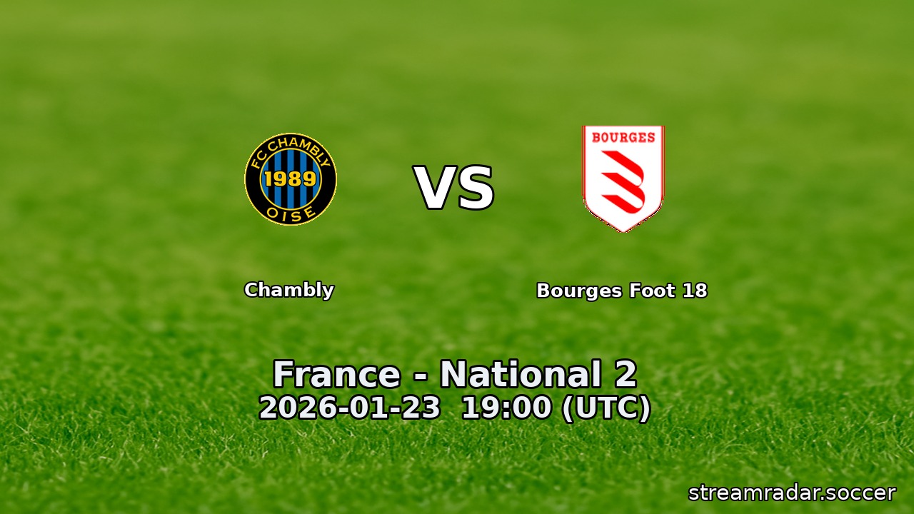 Chambly vs Bourges Foot 18