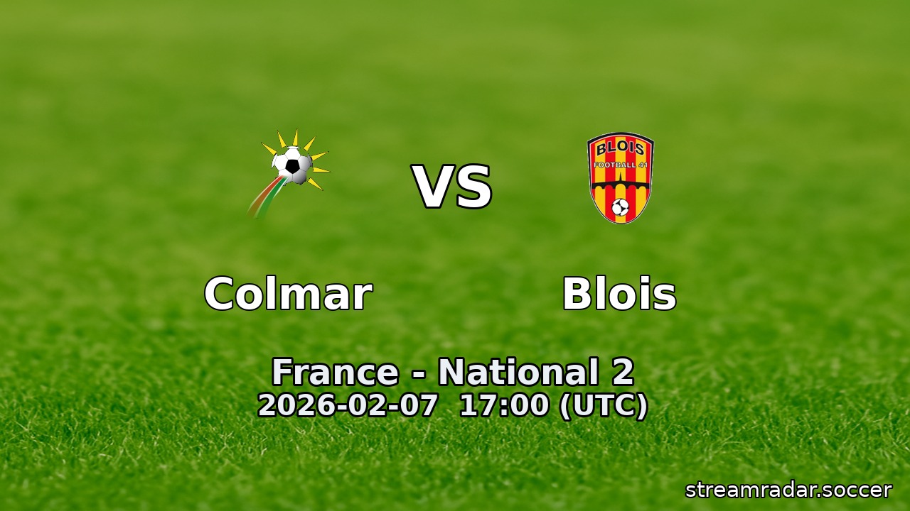 Colmar vs Blois