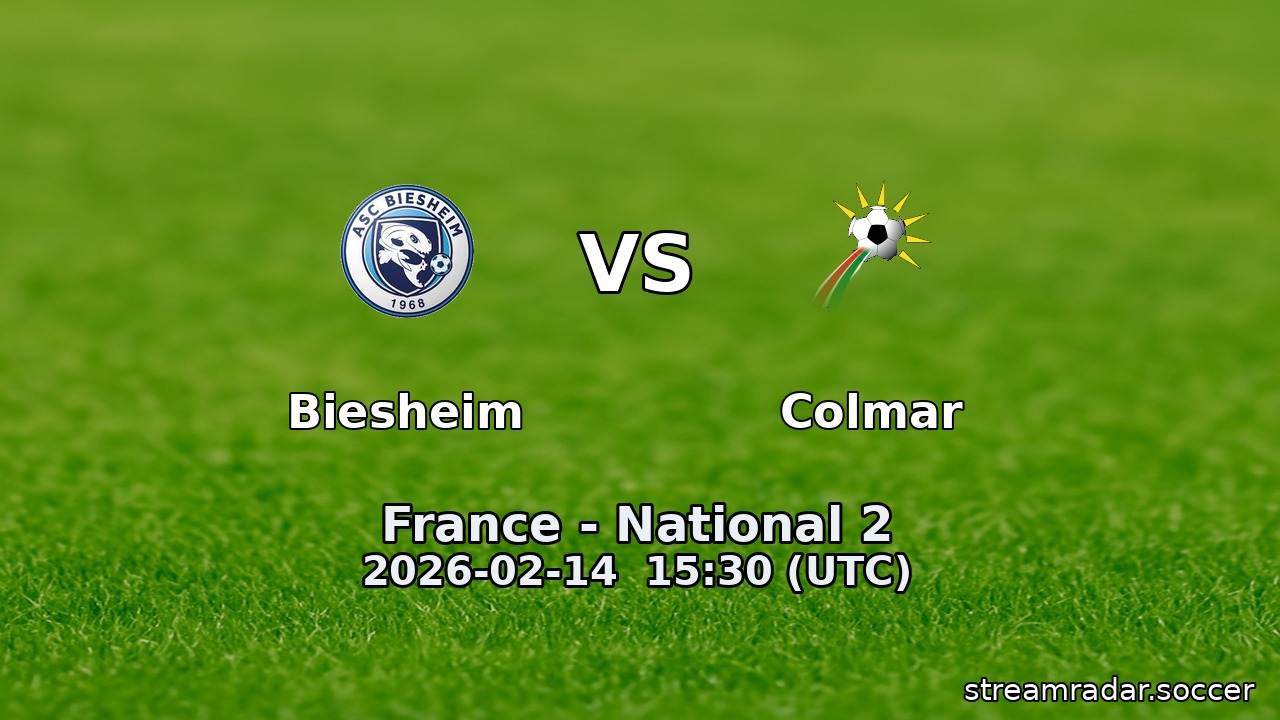 Biesheim vs Colmar