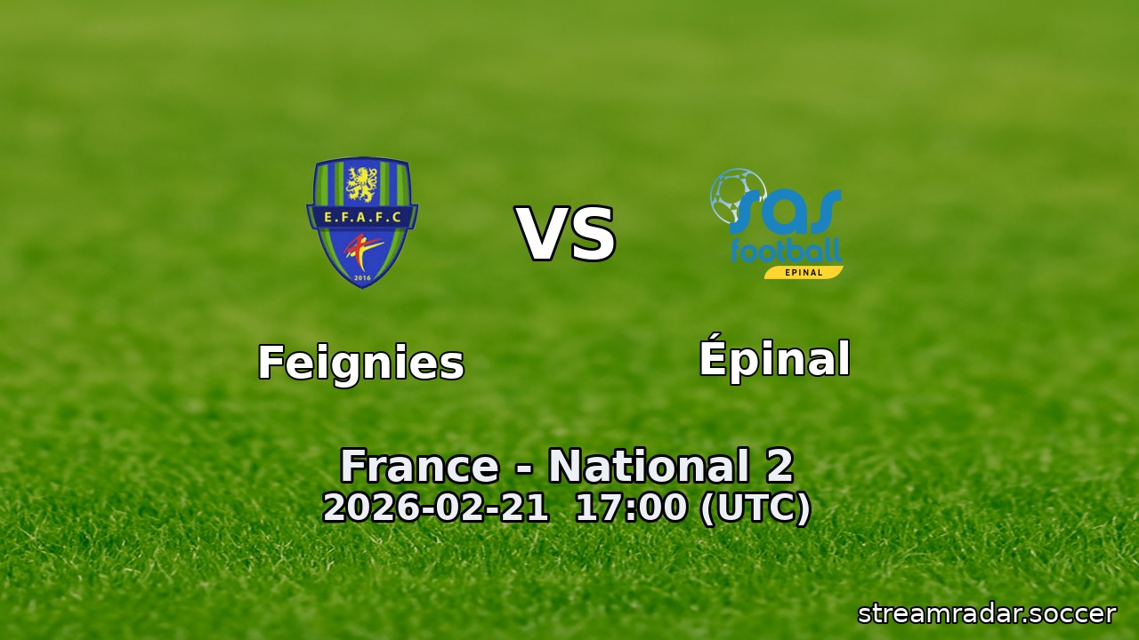 Feignies vs Épinal