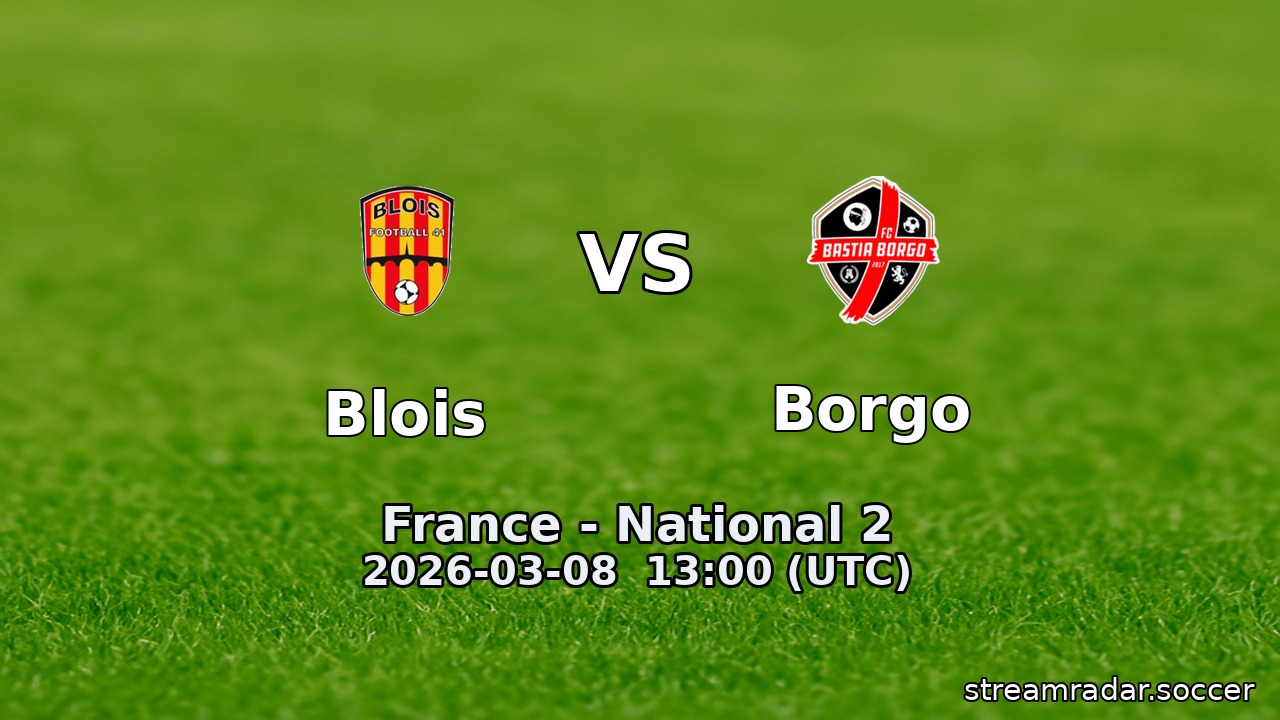 Blois vs Borgo