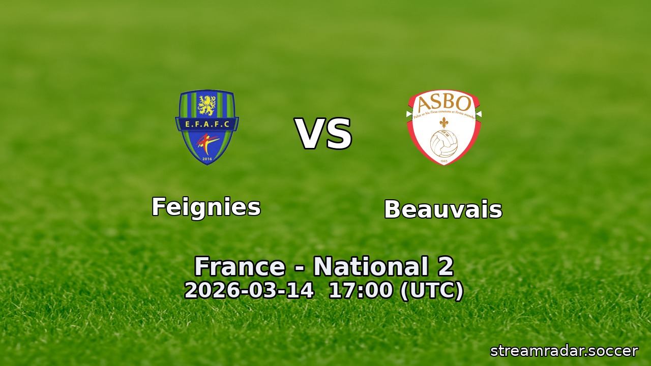 Feignies vs Beauvais