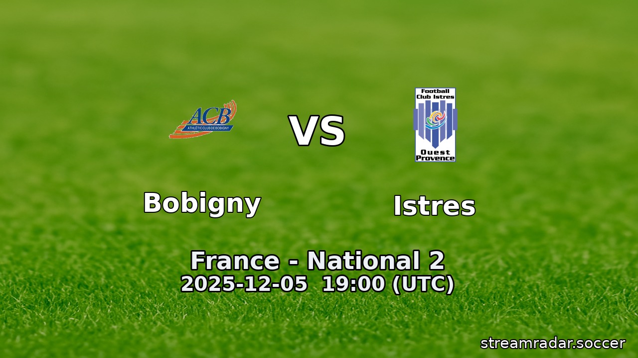 Bobigny vs Istres