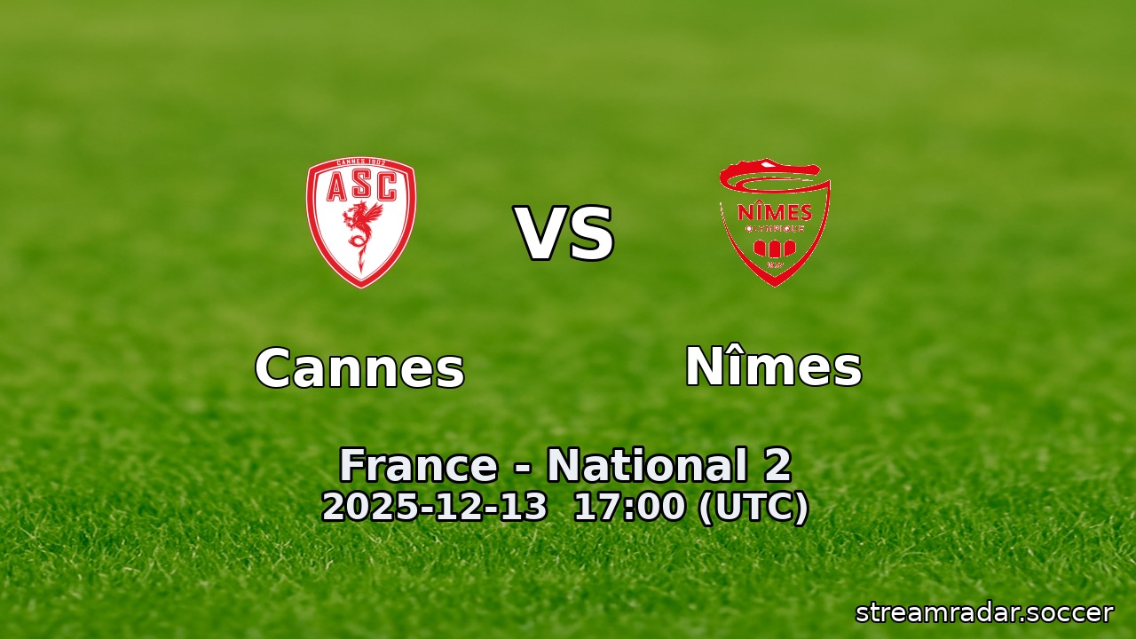 Cannes vs Nîmes