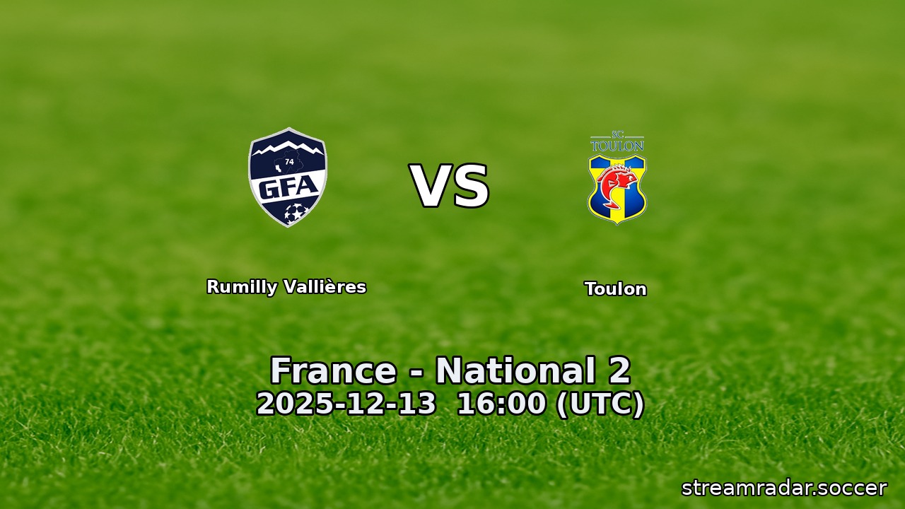 Rumilly Vallières vs Toulon