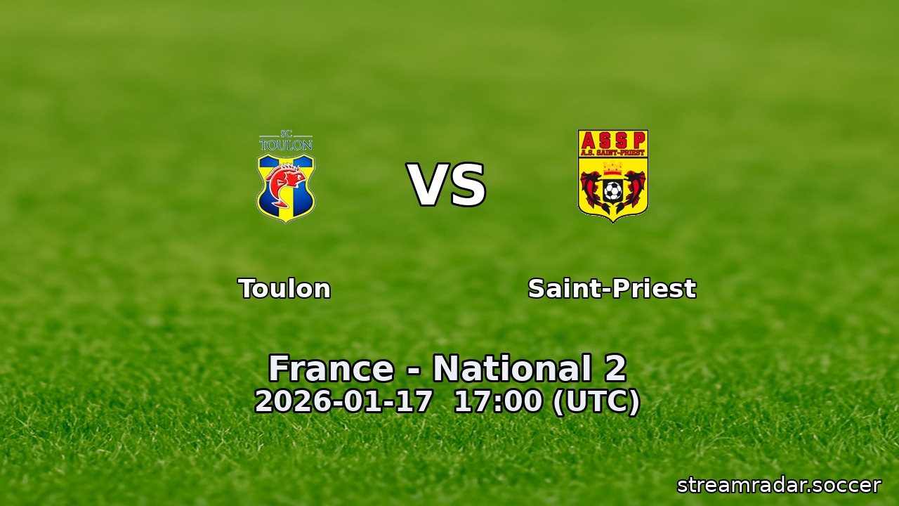 Toulon vs Saint-Priest