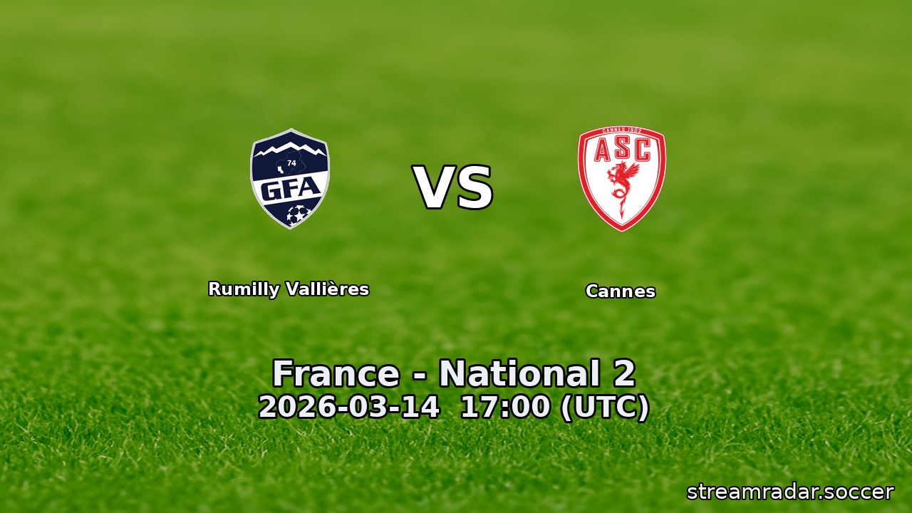 Rumilly Vallières vs Cannes