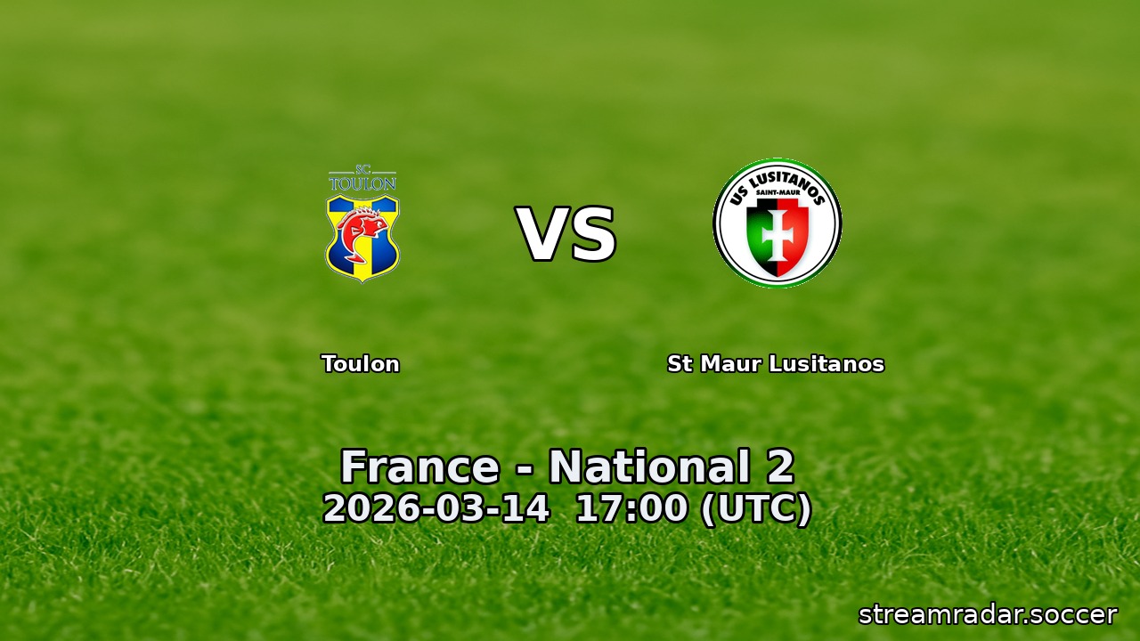 Toulon vs St Maur Lusitanos