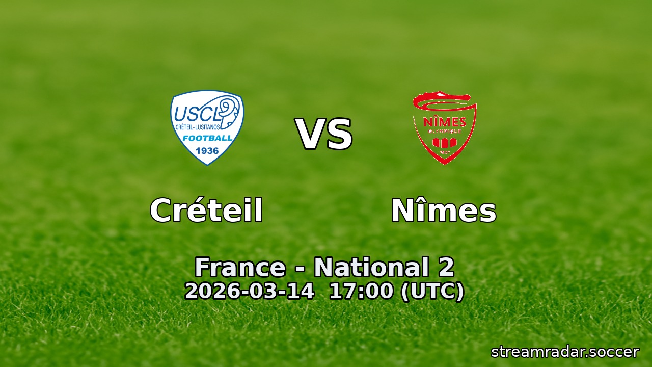 Créteil vs Nîmes