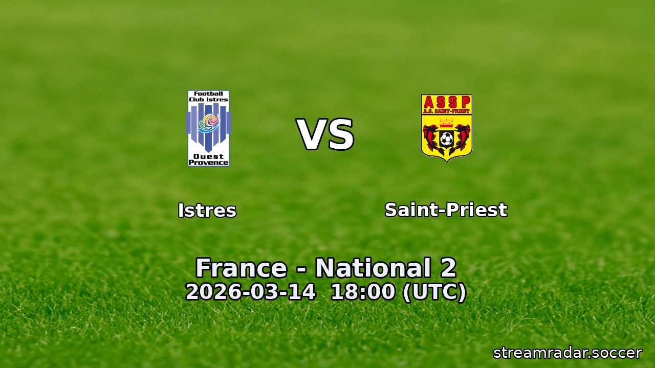 Istres vs Saint-Priest