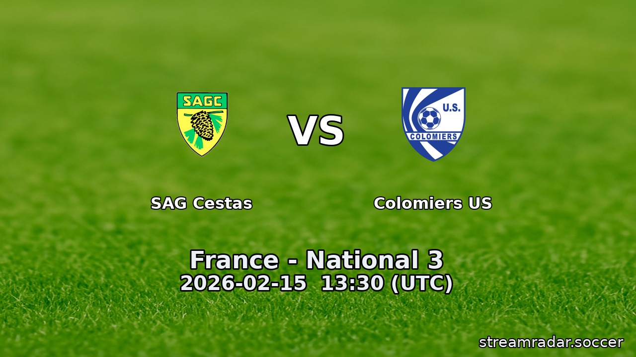 SAG Cestas vs Colomiers US