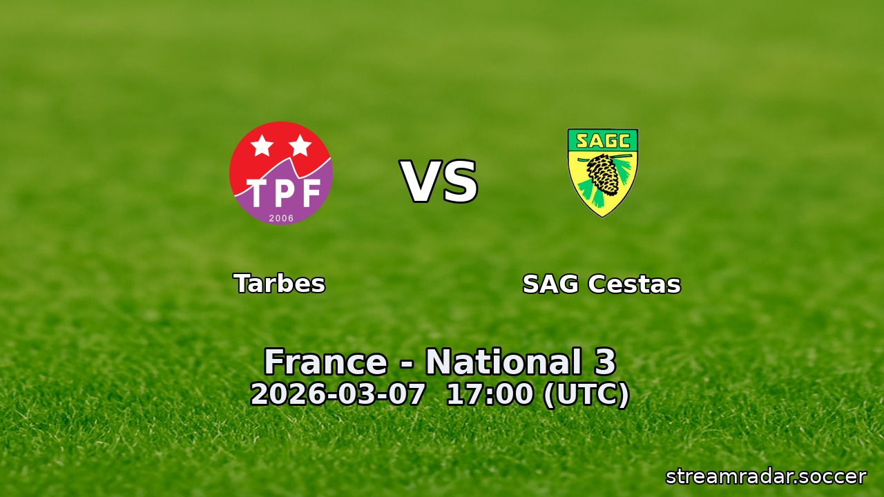 Tarbes vs SAG Cestas