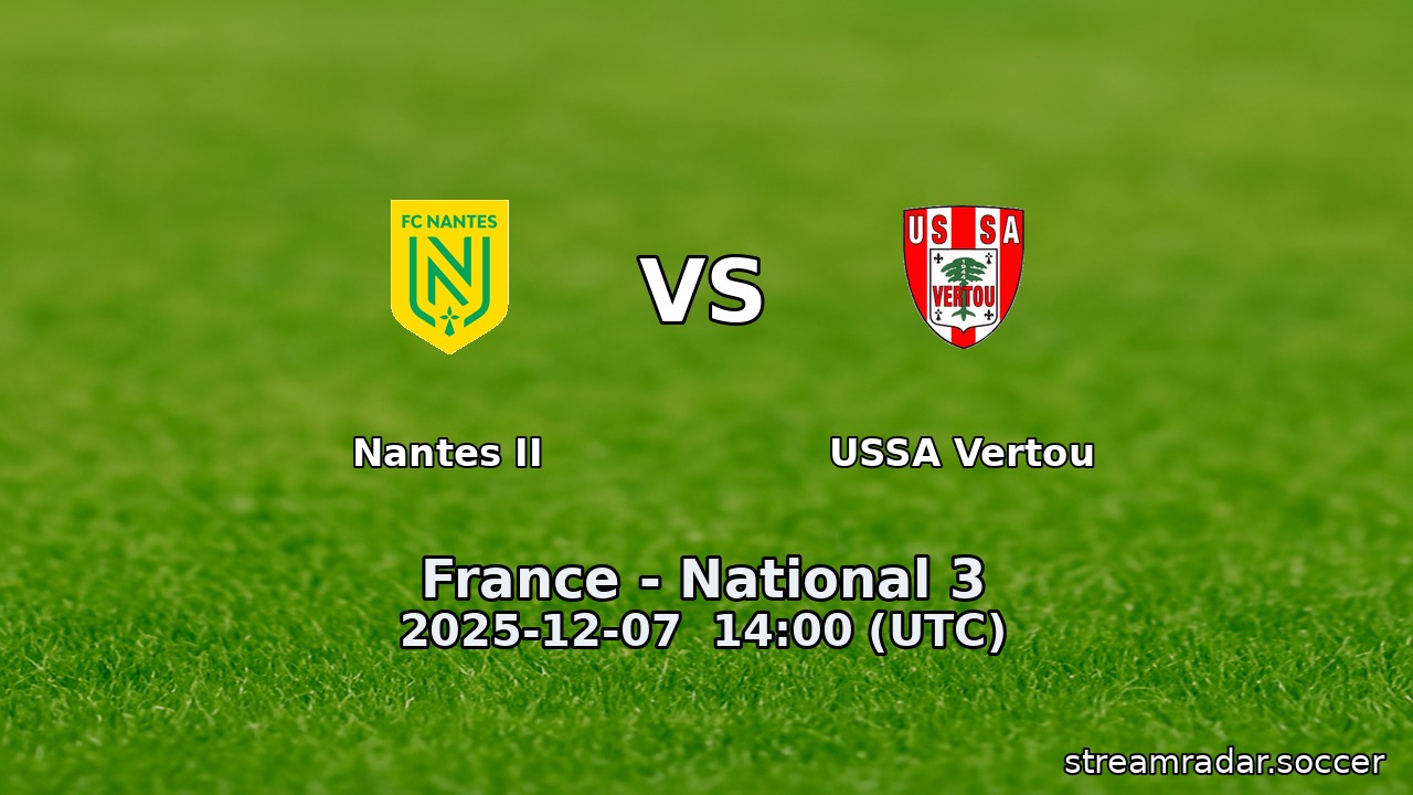 Nantes II vs USSA Vertou