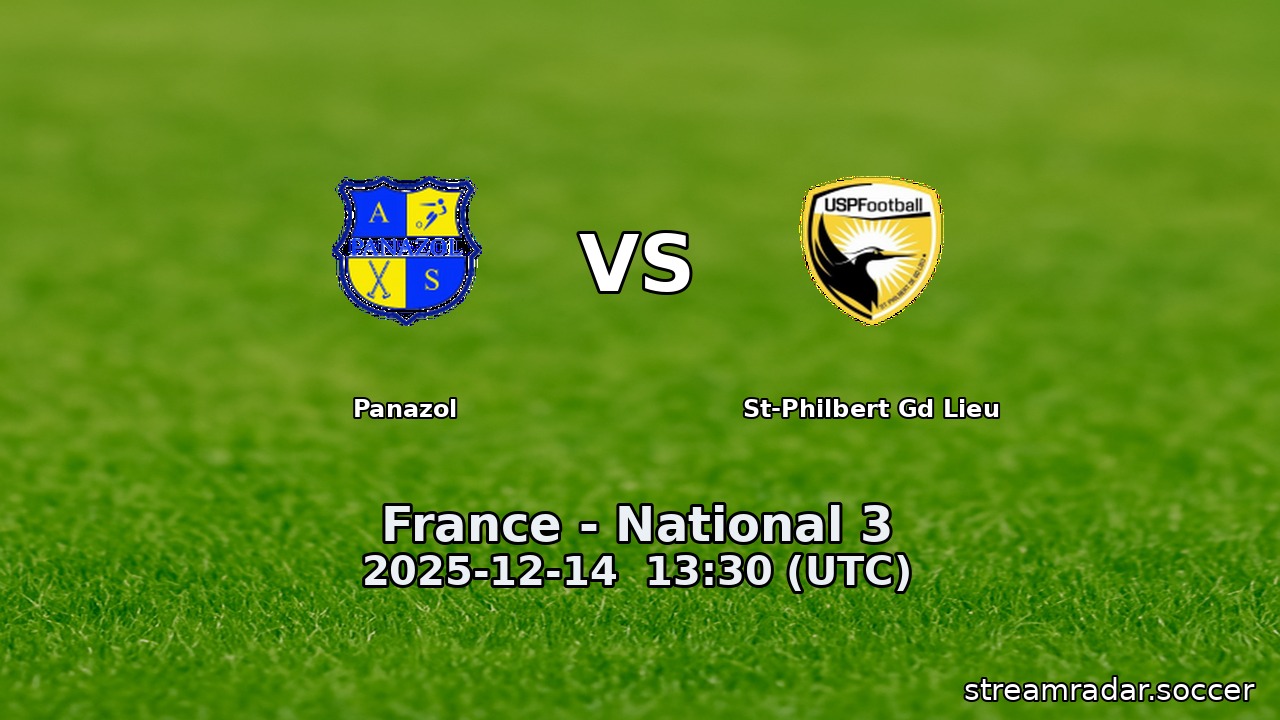 Panazol vs St-Philbert Gd Lieu