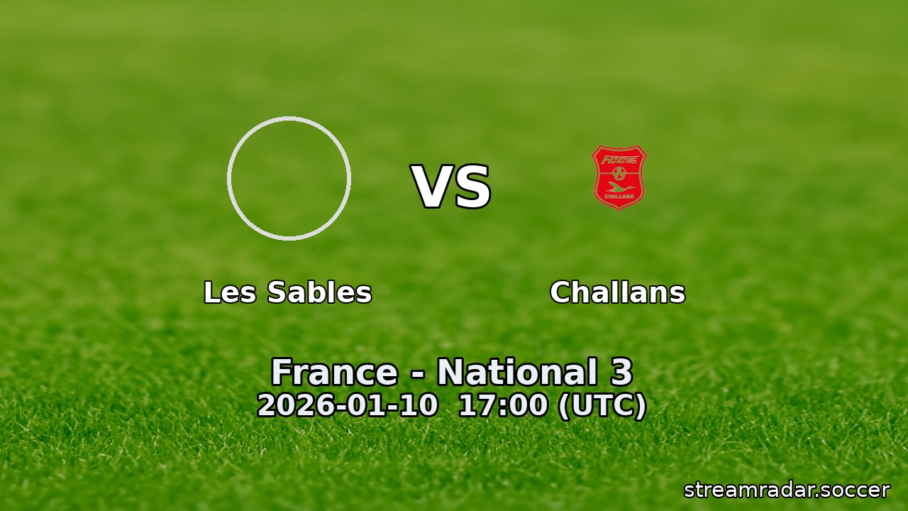 Les Sables vs Challans