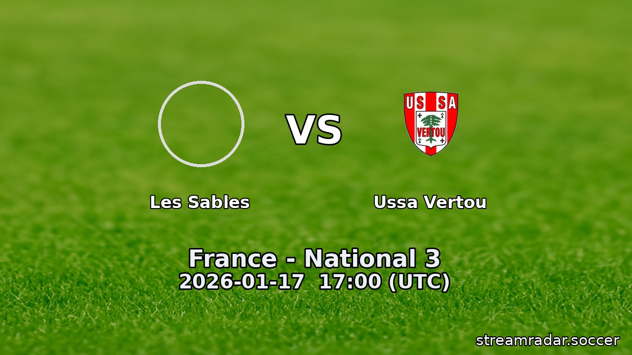 Les Sables vs Ussa Vertou