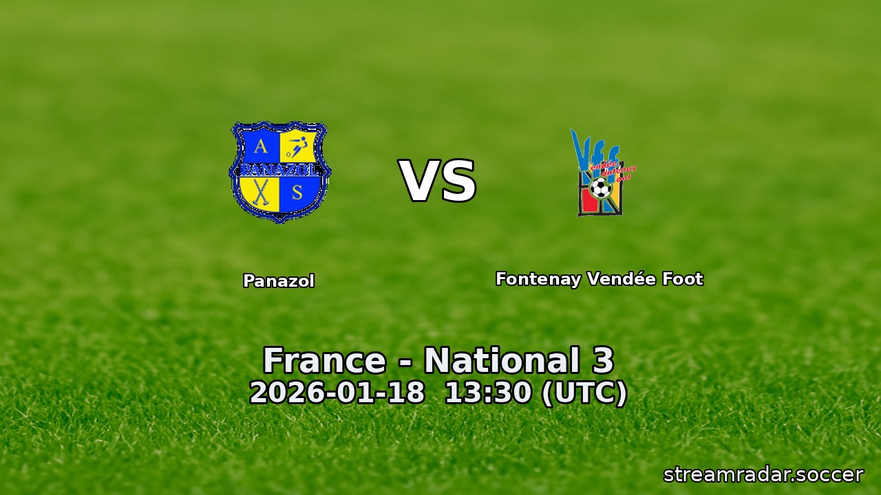Panazol vs Fontenay Vendée Foot