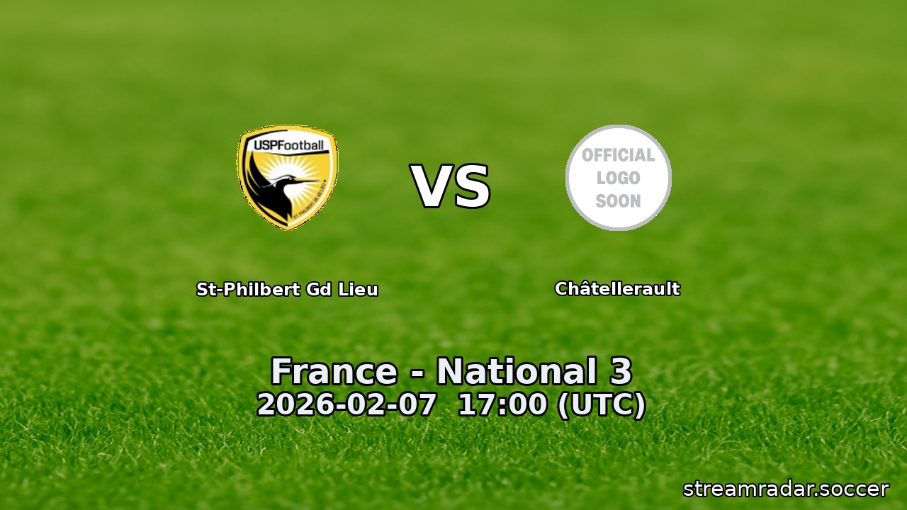 St-Philbert Gd Lieu vs Châtellerault