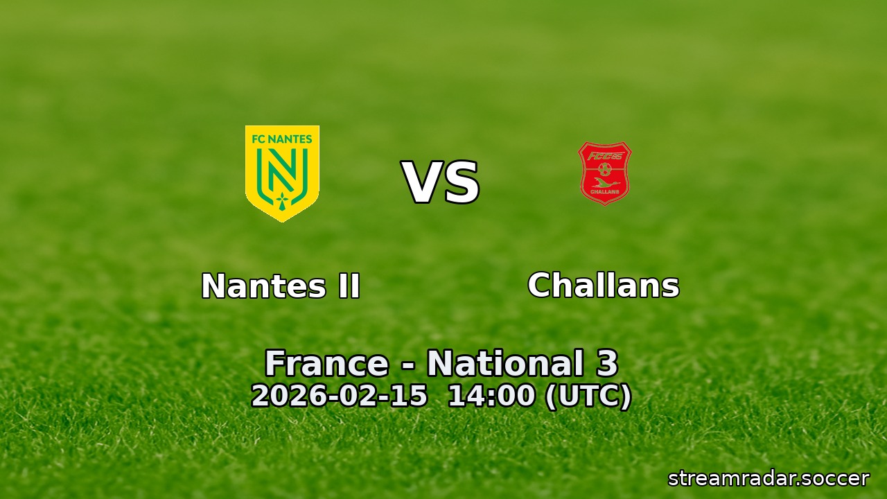 Nantes II vs Challans