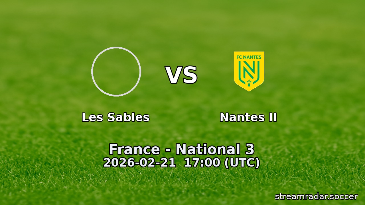 Les Sables vs Nantes II
