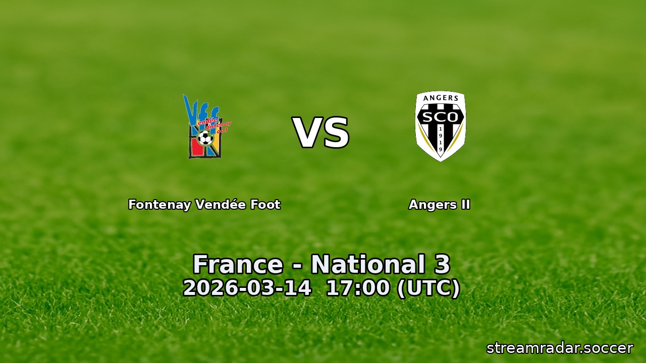 Fontenay Vendée Foot vs Angers II
