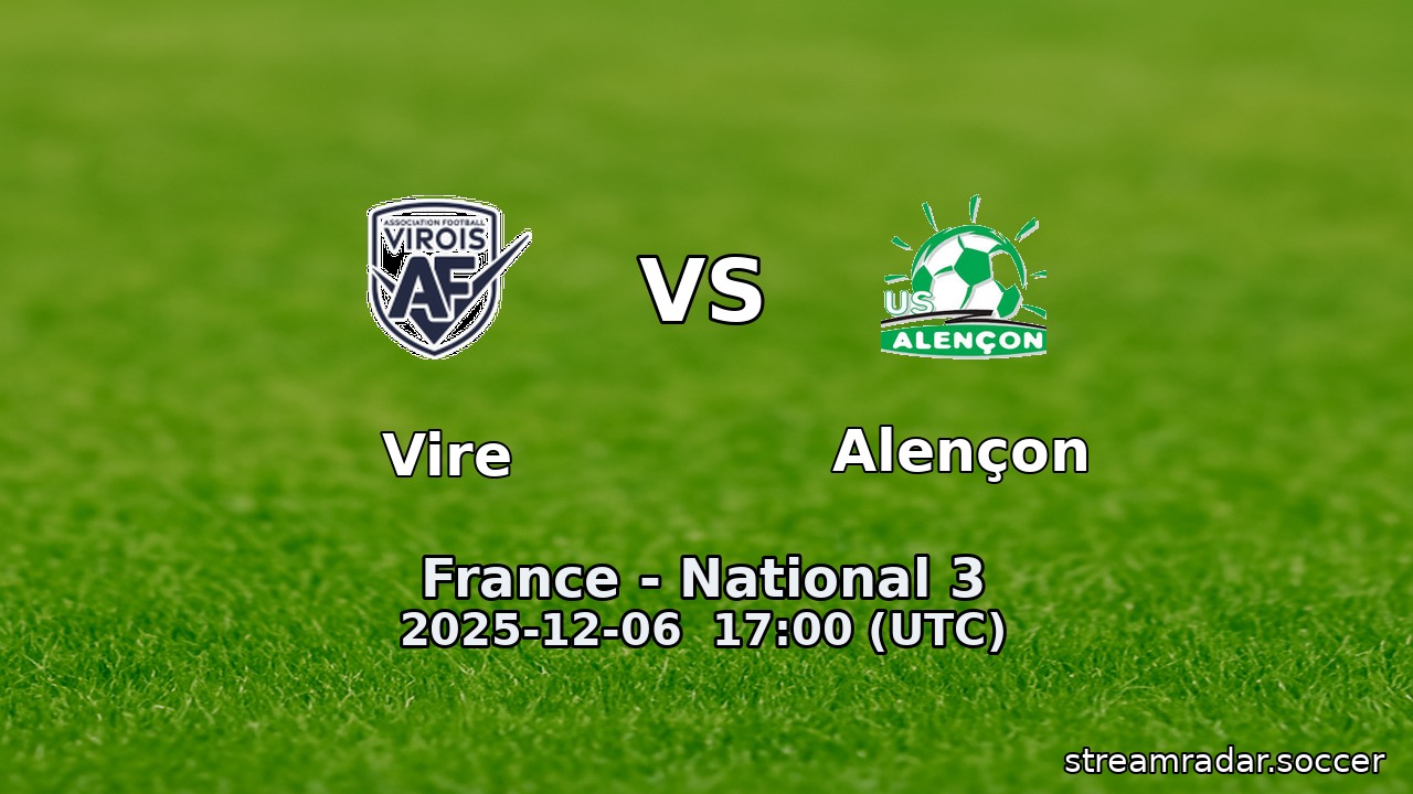 Vire vs Alençon