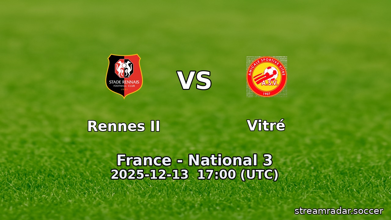 Rennes II vs Vitré