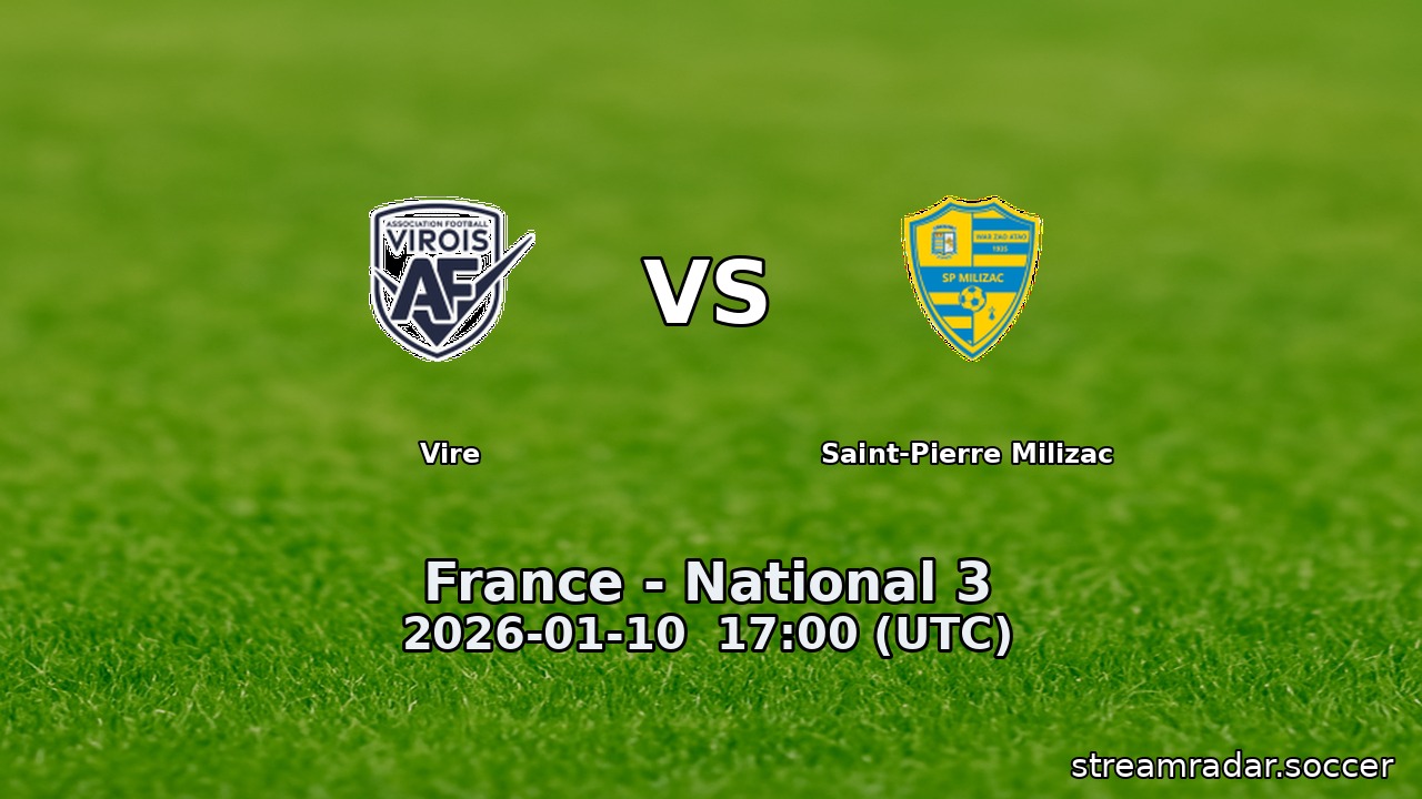 Vire vs Saint-Pierre Milizac
