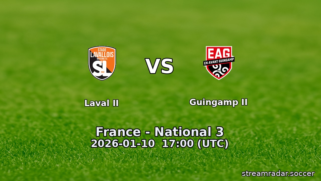 Laval II vs Guingamp II