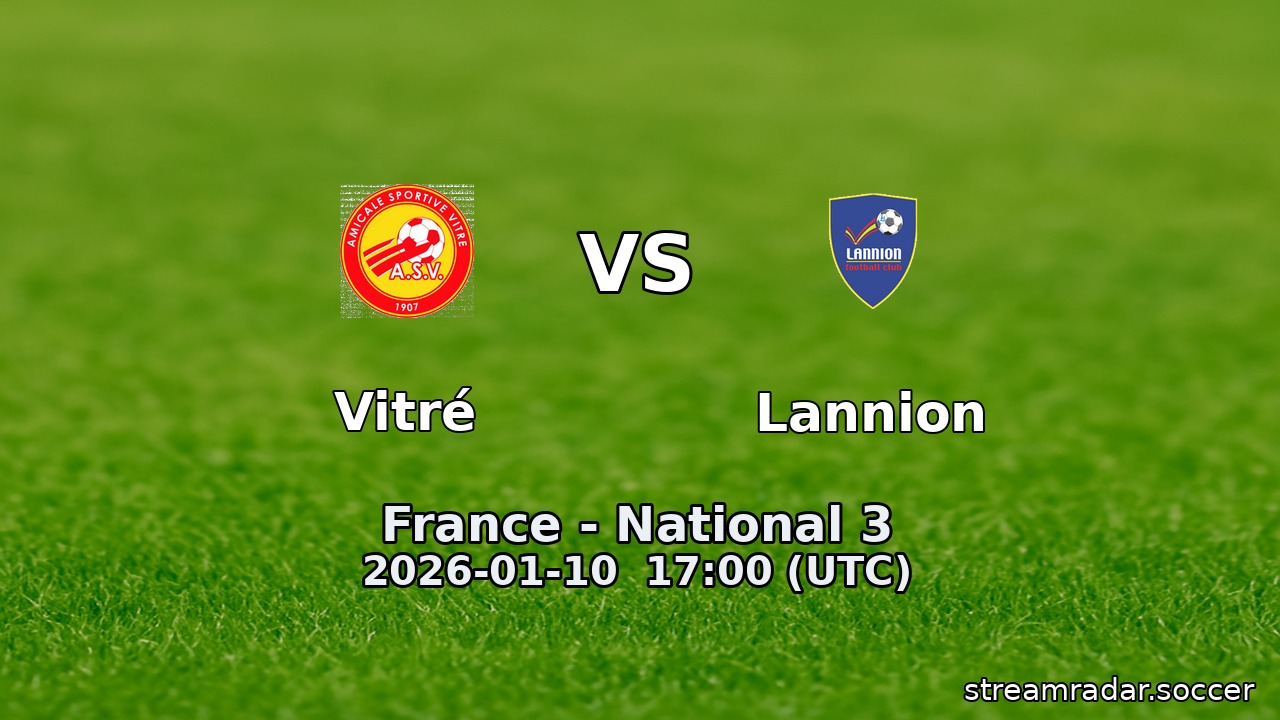 Vitré vs Lannion