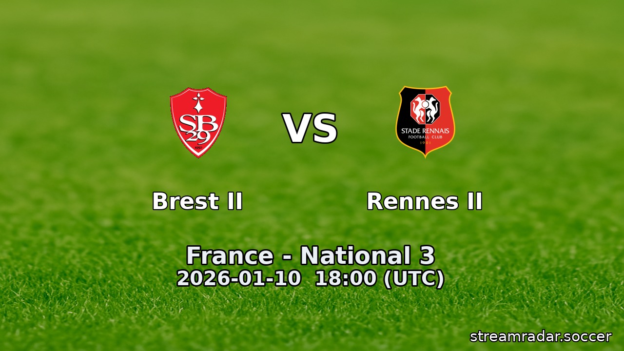 Brest II vs Rennes II