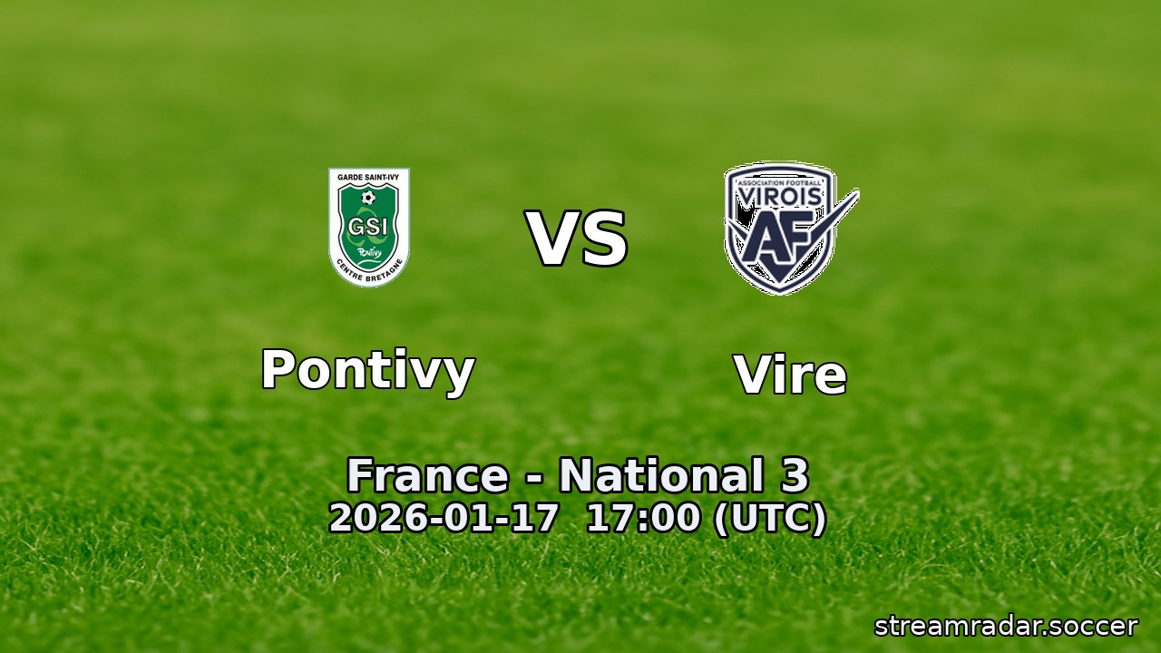 Pontivy vs Vire