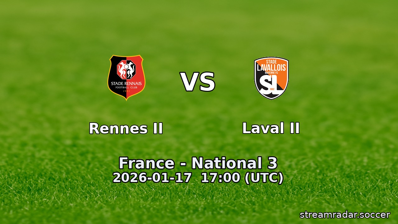 Rennes II vs Laval II