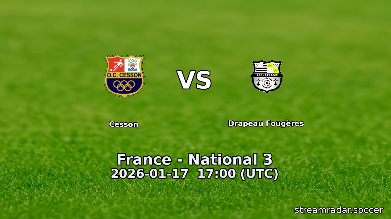 Cesson vs Drapeau Fougères