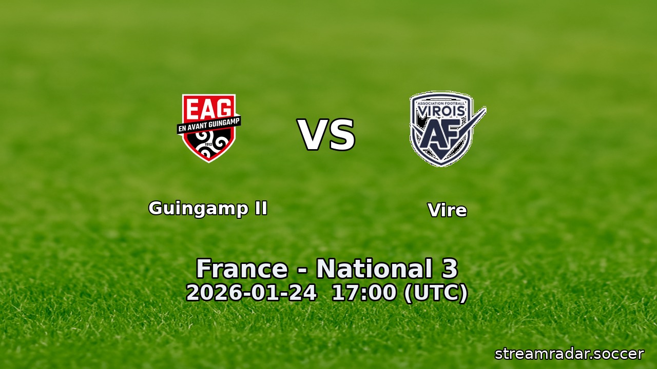 Guingamp II vs Vire