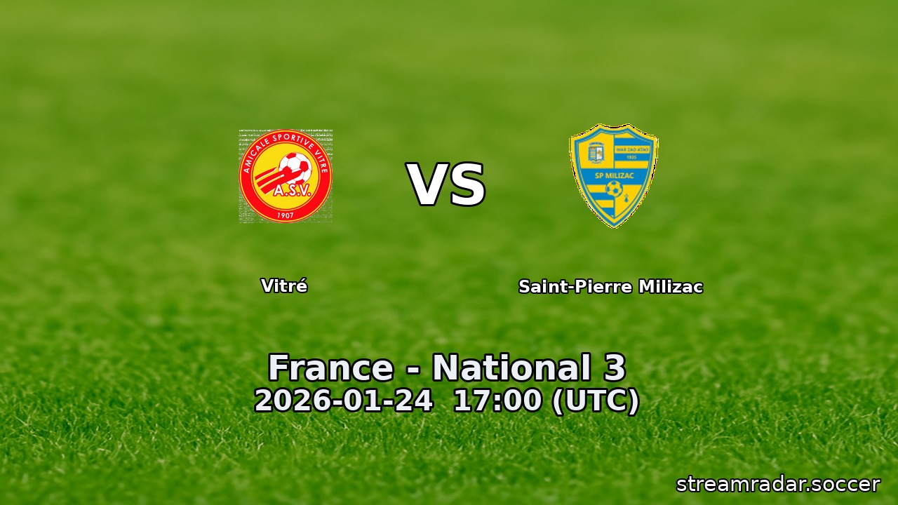Vitré vs Saint-Pierre Milizac