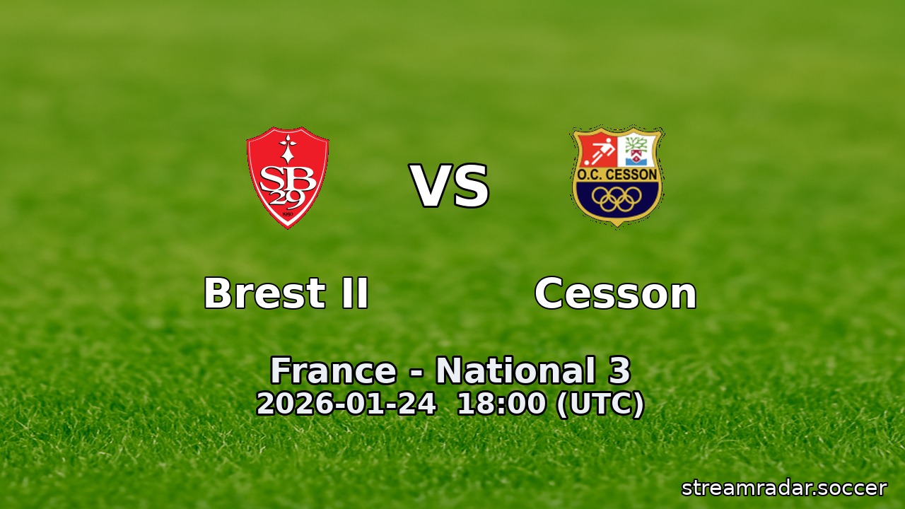 Brest II vs Cesson